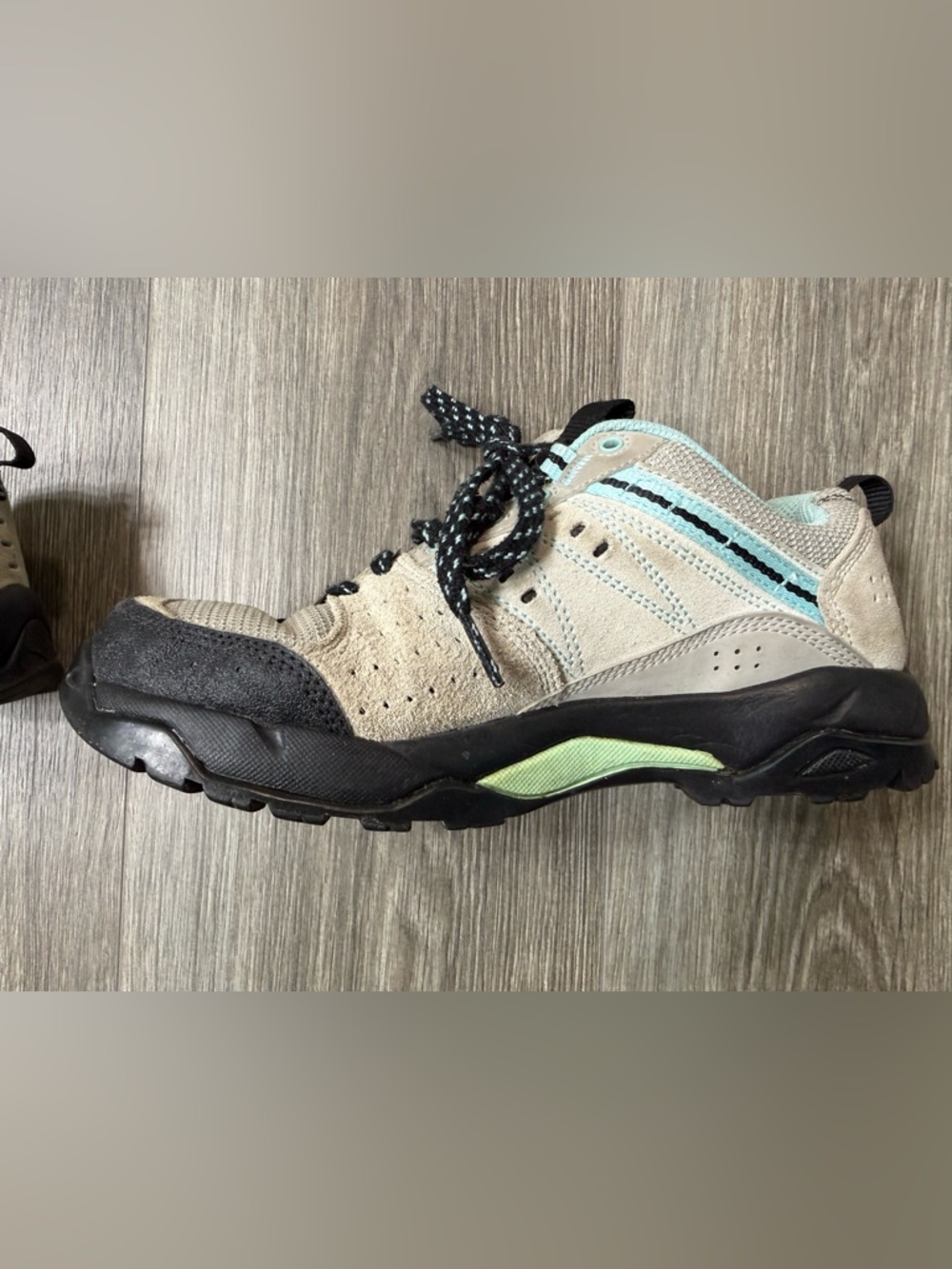 Nike ACG SALBOLIER Suede Hiking Shoes Gray/Sky Blue 380587-007 Women 7 Outdoors - Picture 7 of 15